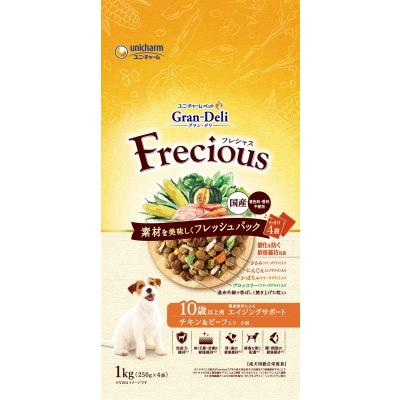 ポイント5倍】Frecious 10歳以上用 チキン＆ビーフ 1.0kg : サン