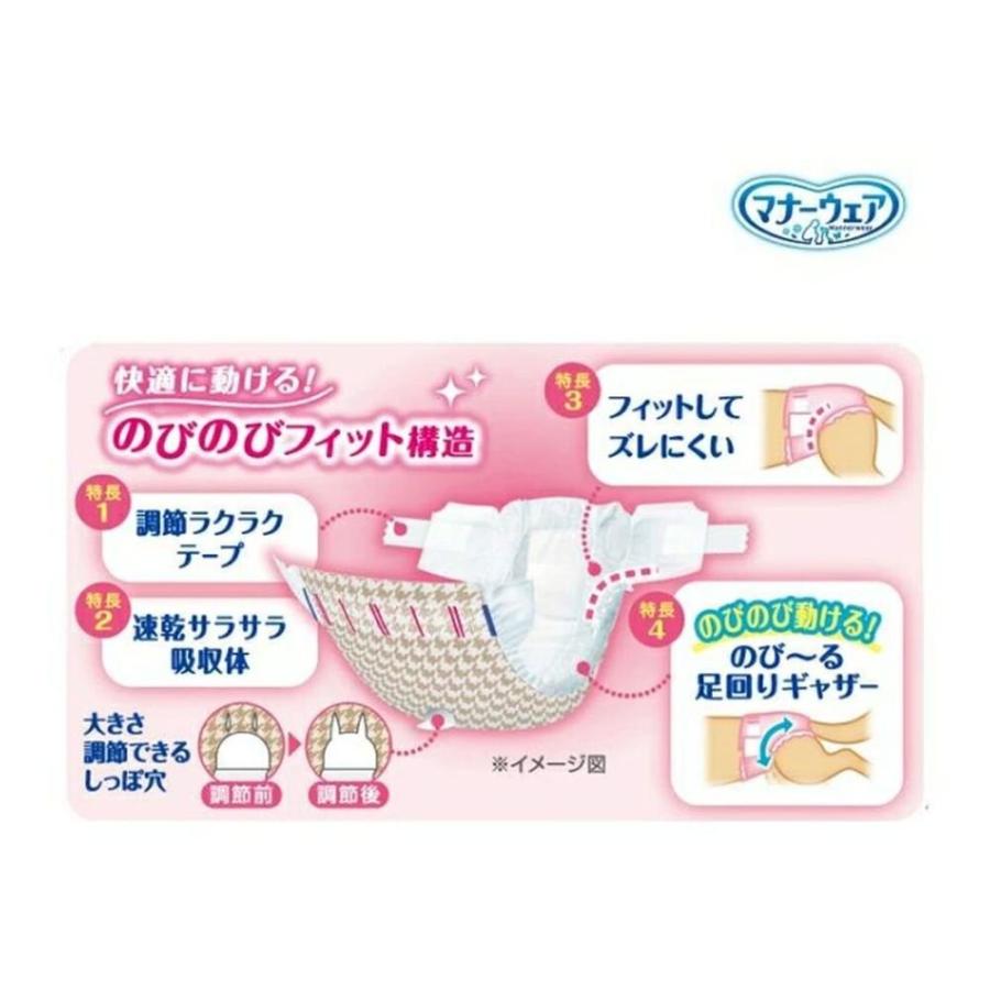 ユニチャーム マナーウェア 32枚入り8袋 新品Lサイズ 女の子用 unicharm（ユニチャーム） マナーウェア女の子用Lサイズ中型犬用32枚