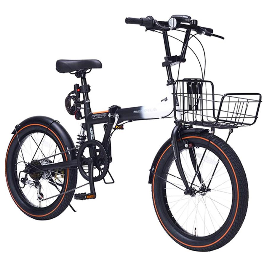 折畳セミファット20・6SP・リアサスLEDライト＆ワイヤーロック 楽天市場】MYPALLAS MF208 NAUGHTIX 折畳セミファット20・6SP