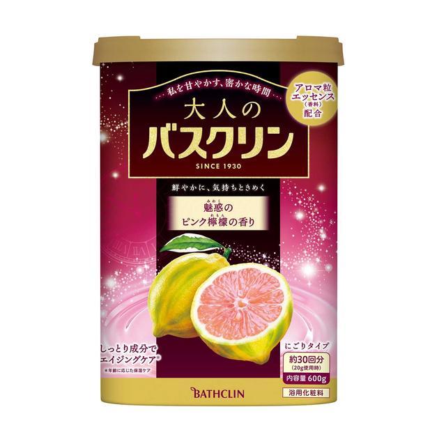 バスクリン 大人のバスクリン 魅惑のピンク檸檬の香り 600g｜sundrugec