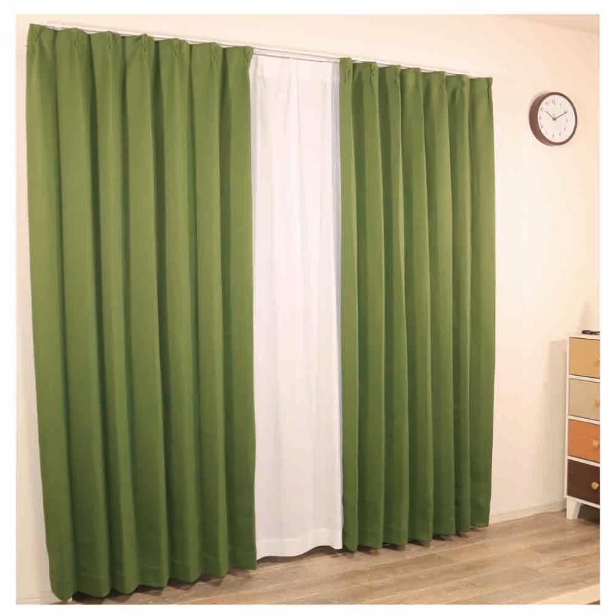 新品 きれいがつづく遮光カーテン1級　オリーブ 100×200 2枚 1級遮光遮熱カーテン 幅100x丈178cm オリーブG 2枚入 メーカー
