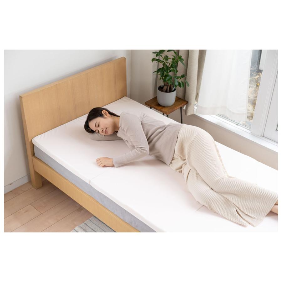 4センチ高反発マットレス シングル 1枚もの ホワイト 【直送品】 返品