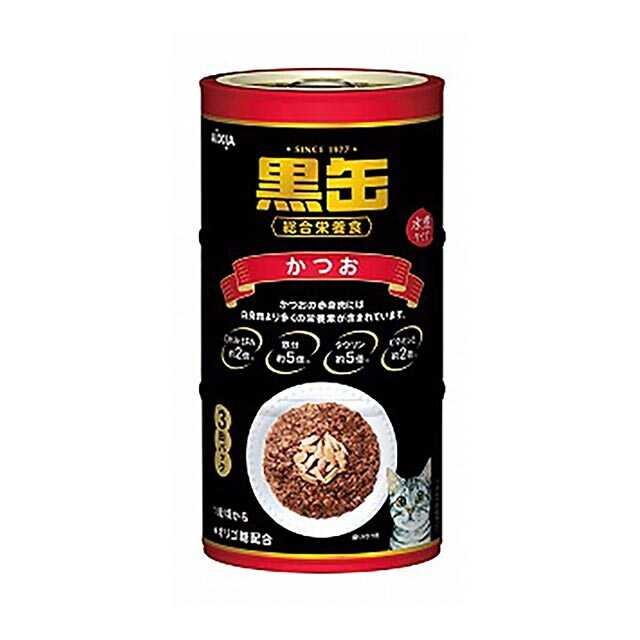 アイシア 黒缶3P かつお 160g×3 : サンドラッグe-shop - 通販 アイシア 黒缶3P かつお 160g×3 : サンドラッグe-shop - 通販
