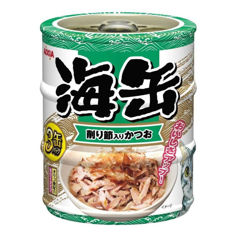 アイシア 海缶ミニ3P削り節入りかつお 180g : サンドラッグe-shop
