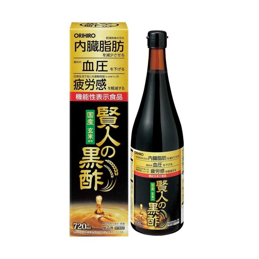 ◇【機能性表示食品】オリヒロ 賢人の黒酢 720ml : サンドラッグe-shop
