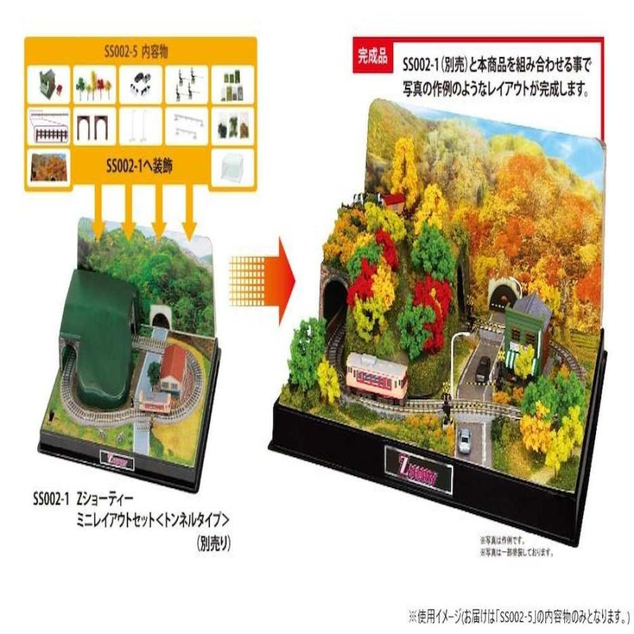 Zショーティーミニレイアウトセット （トンネルタイプ）専用情景セット