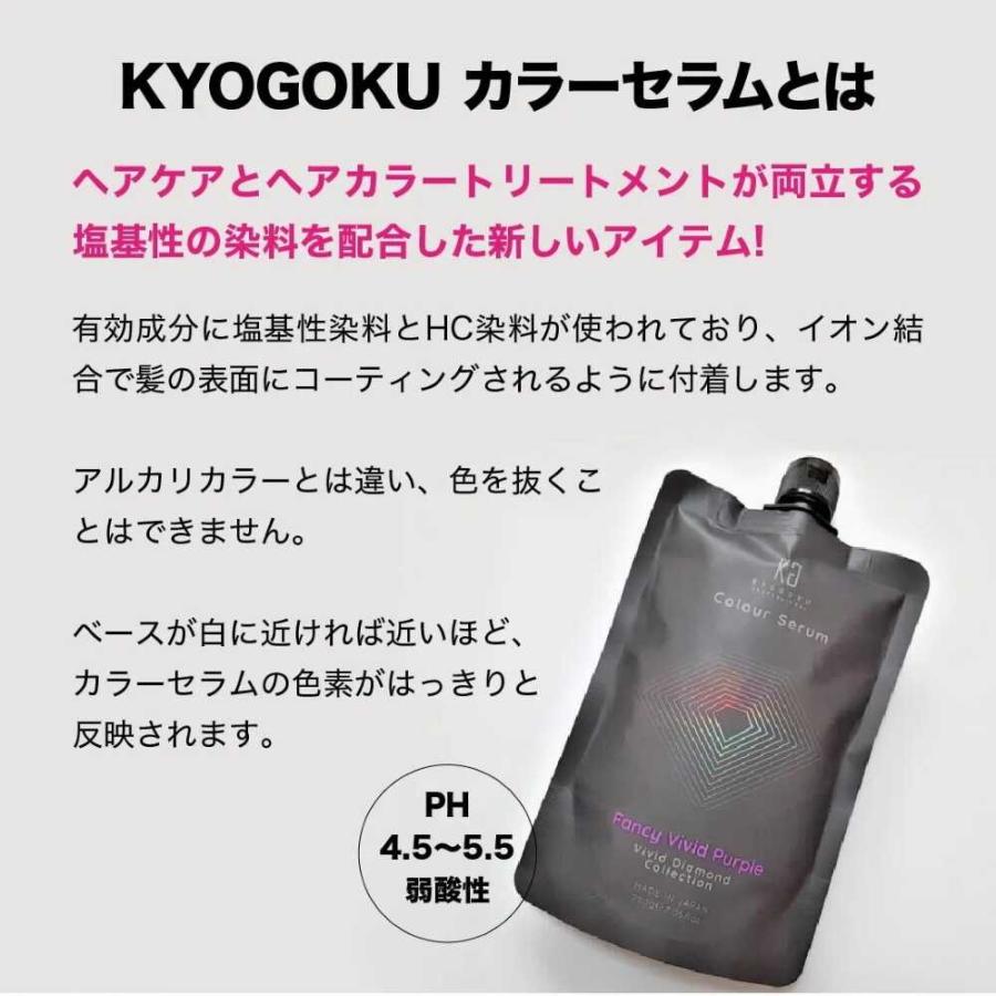 KYOGOKU カラーセラム ファンシー ビビットパープル 200g : サン KYOGOKU カラーセラム ファンシー ビビットパープル 200g : サン