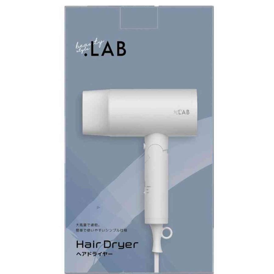 東亜産業 ビューティドットラボヘアドライヤー ホワイト 1個 : サン