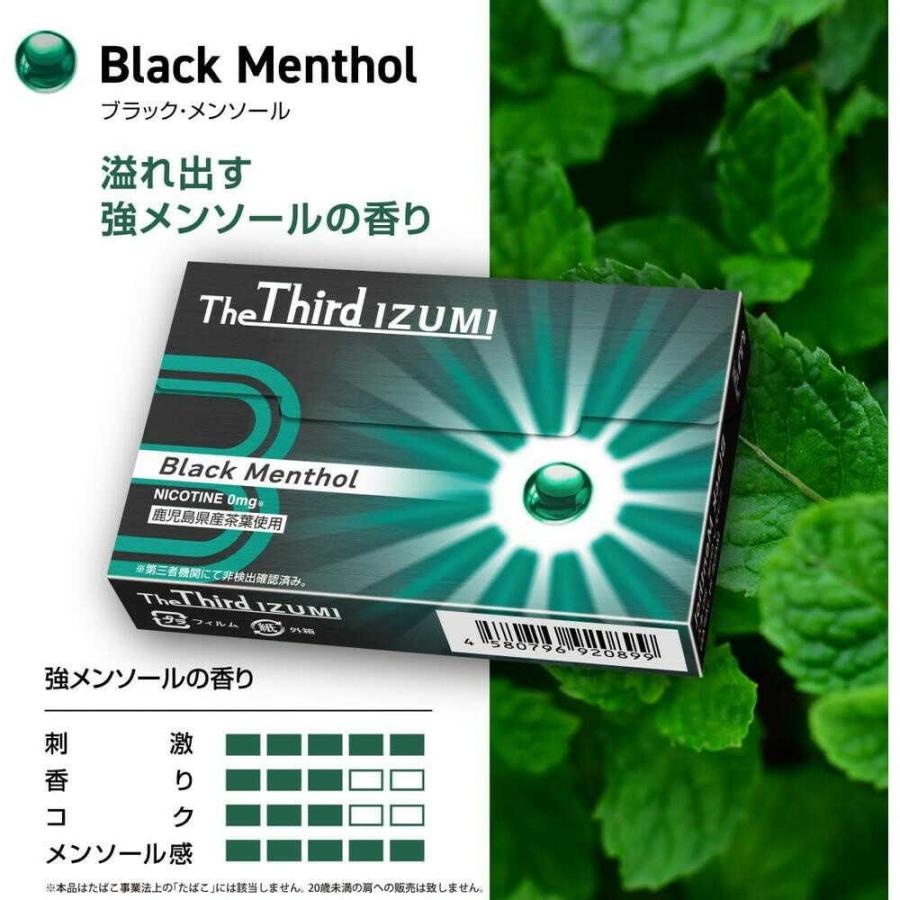 ライテック THE THIRDIZUMI ブラックメンソール 20本 : サンドラッグe