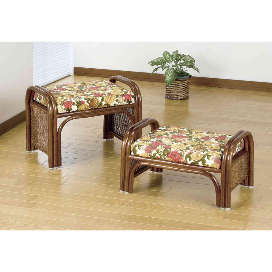 天然籐らくらく座椅子2脚組 ロータイプ[03794] メーカー直送 ▽返品