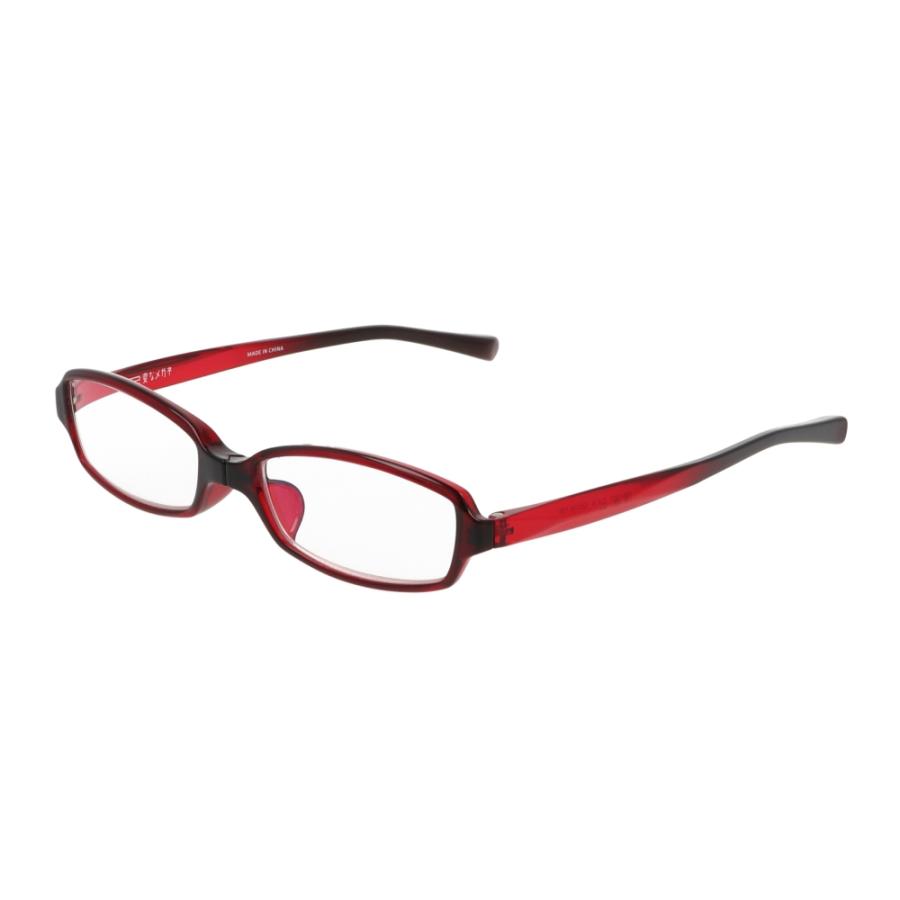 JiNS 眼鏡　度付き メガネ 老眼鏡 赤 メガネ レッド 赤縁 眼鏡 | Buyee 通販購入サポートサービス