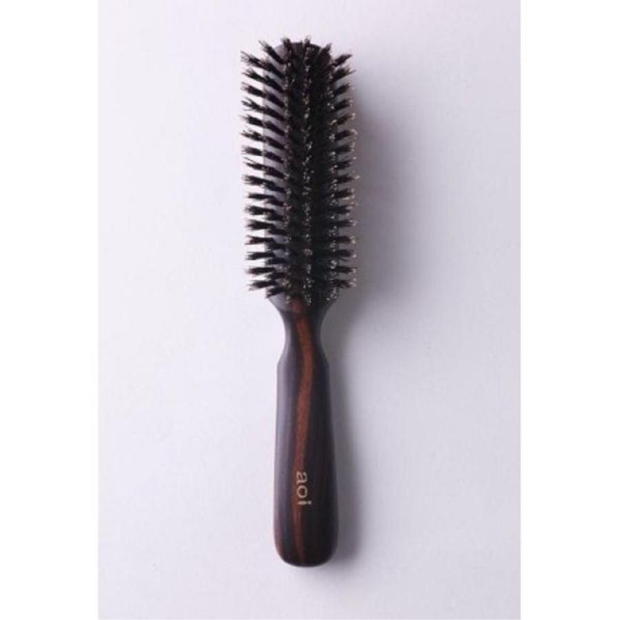 高級黒豚毛ヘアブラシ 6行 HKSB-6 【直送品】 返品・キャンセル・他
