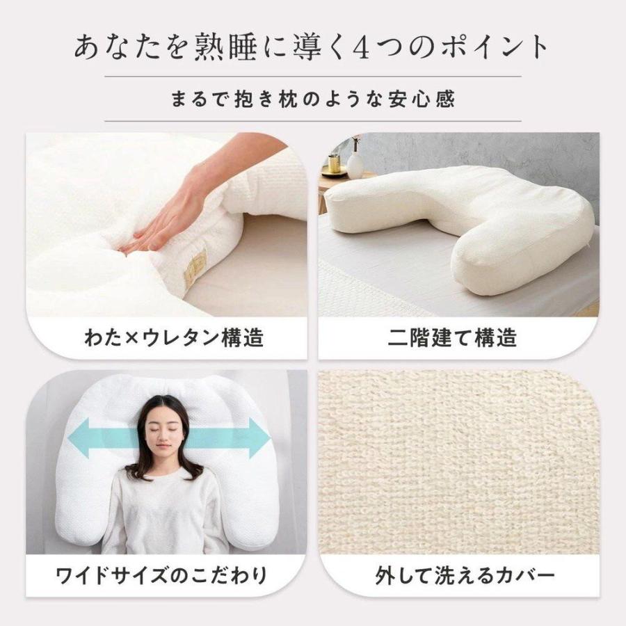 ポイント5倍】枕 仰向け寝 横向き寝 ハグネグ HUGNEGU 【直送品】 返品