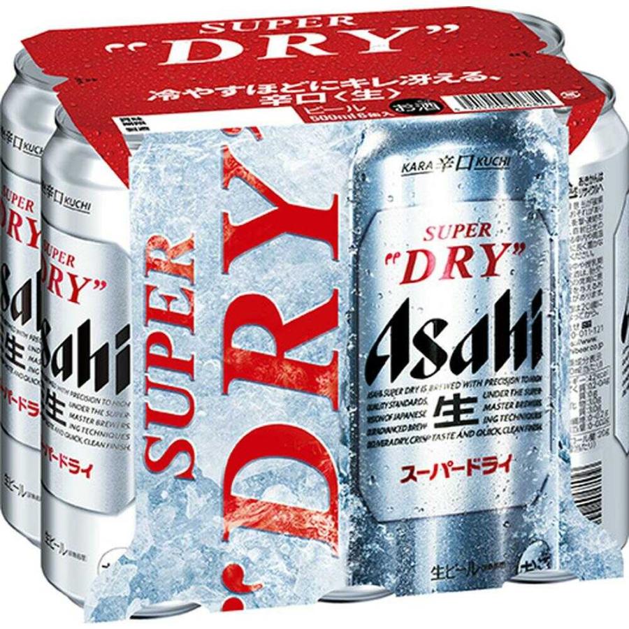 アサヒ スーパードライ 500ml×6本 【4個セット】 : サンドラッグe-shop
