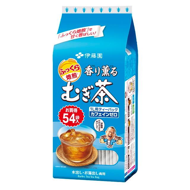 ◆伊藤園 香り薫る麦茶ティーバッグ 7.5GX54【10個セット】｜sundrugec