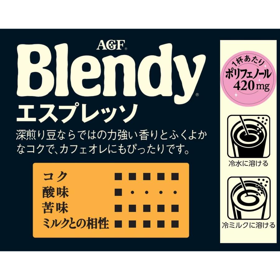 ◆味の素AGF ブレンディ インスタントコーヒー エスプレッソ袋 140g【12個セット】｜sundrugec｜03