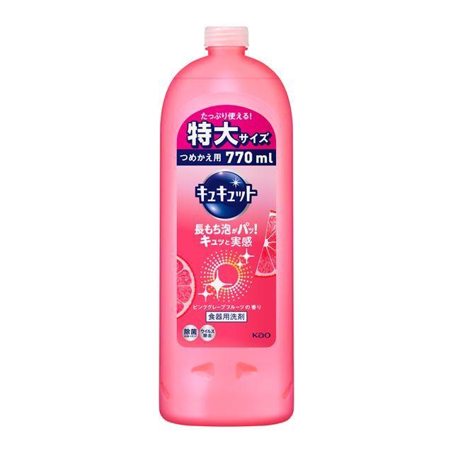 新作ウエア 花王 キュキュット ピンクグレープフルーツ 詰め替え用 ７７０ｍｌ380円