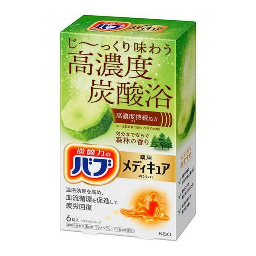 バブ メディキュア 森林の香り 6錠入｜sundrugec