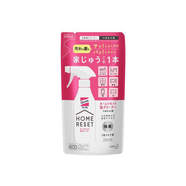 花王 クイックルホームリセット 泡クリーナー つめかえ用 250ml｜sundrugec