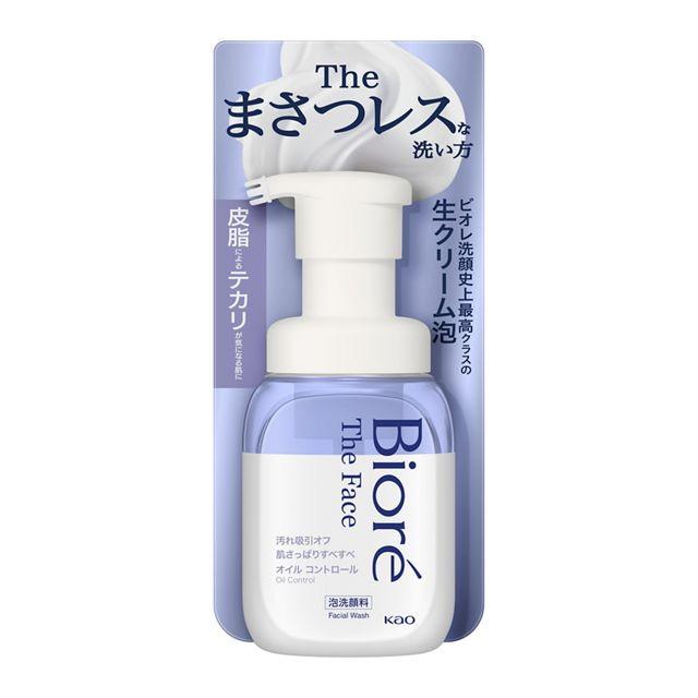 花王 ビオレ ザフェイス 泡洗顔 オイルコントロール 本体 200ml : サン