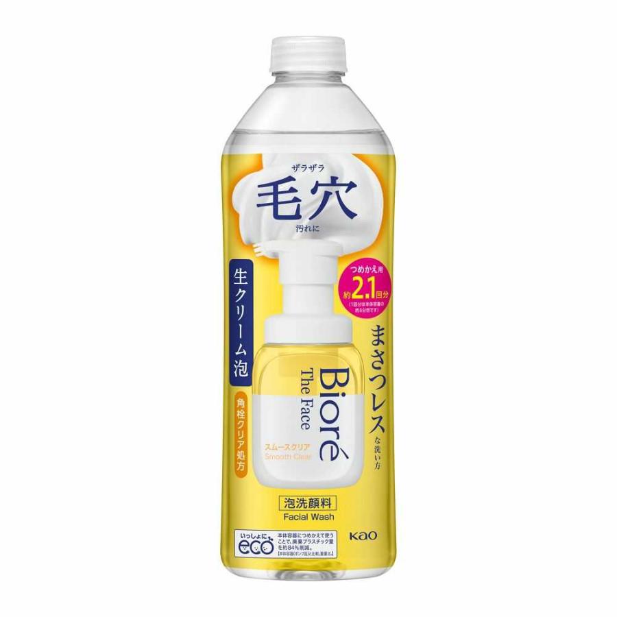 TK 花王 ビオレ ザフェイス スムースクリア 340mL×60本 花王 ビオレ ザフェイス 泡洗顔料 スムースクリア 詰め替え 340ml