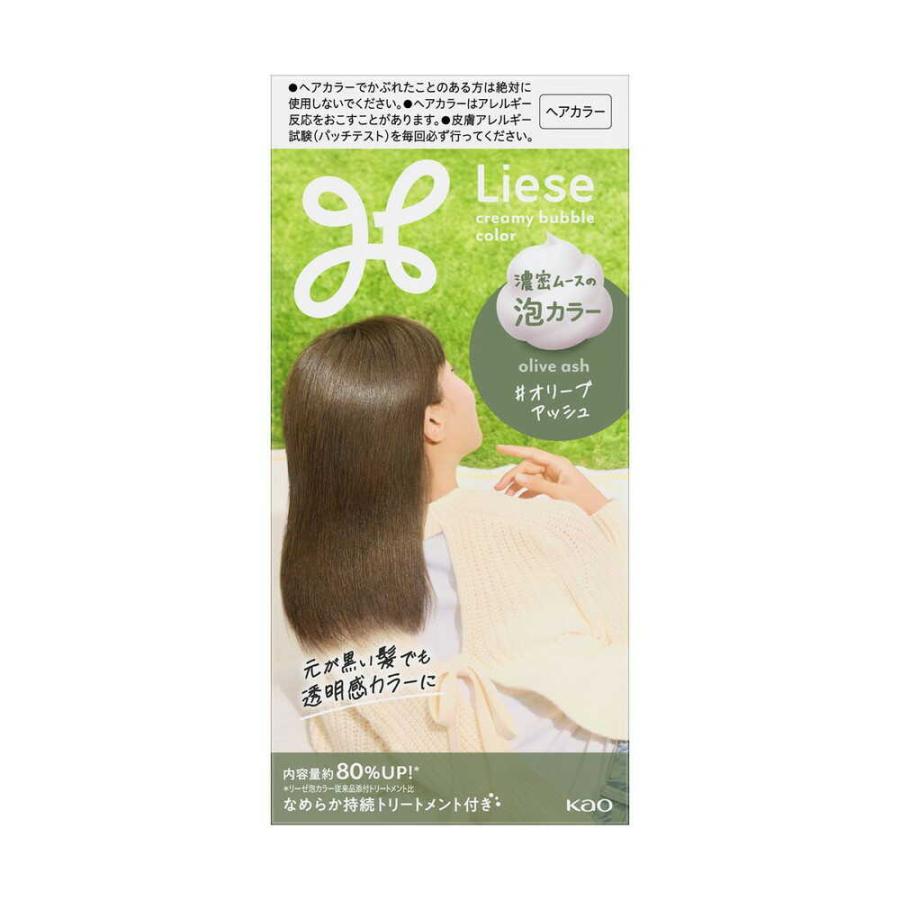 医薬部外品】花王 リーゼ 泡カラー オリーブアッシュ 115ml : サン