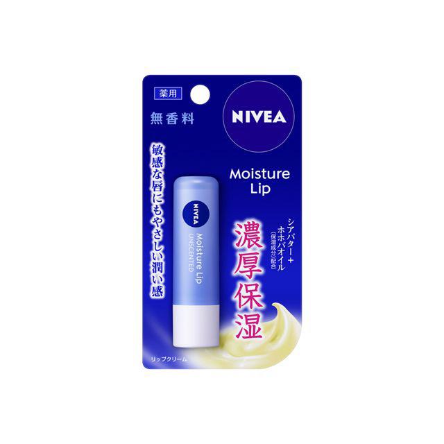 NIVEA（ニベア） 【医薬部外品】花王 モイスチャーリップ 無香料 3.9g