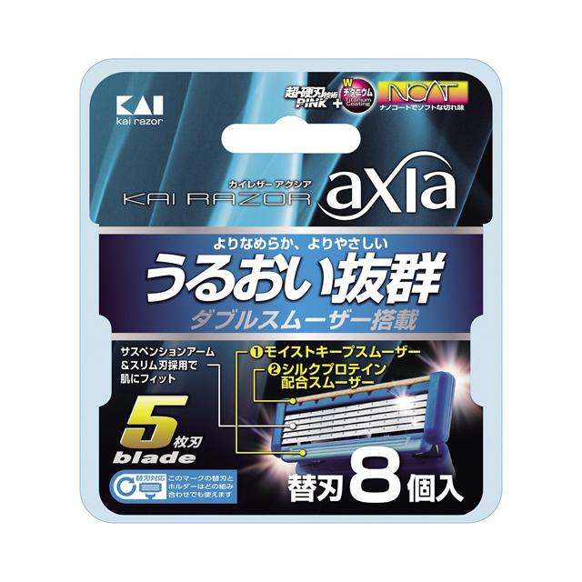 貝印 KAIRAZOR axia（カイレザー アクシア） 替刃8個入｜sundrugec