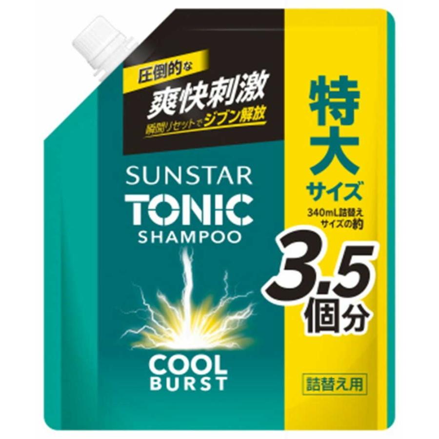 サンスタートニックシャンプーCOOL BURST 詰替え大容量 1200ml : サン