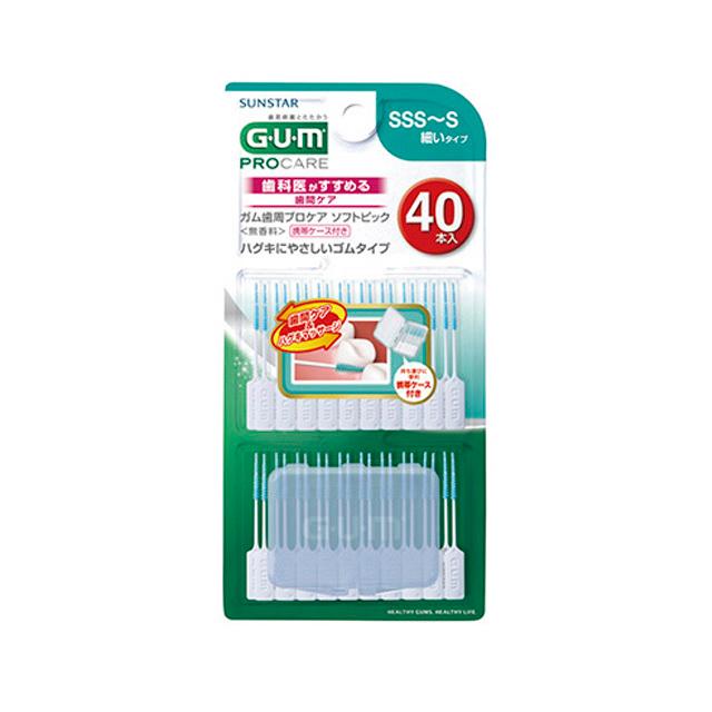 G・U・M GUMソフトピック 40本入り 無香料 SSS : サンドラッグe-shop