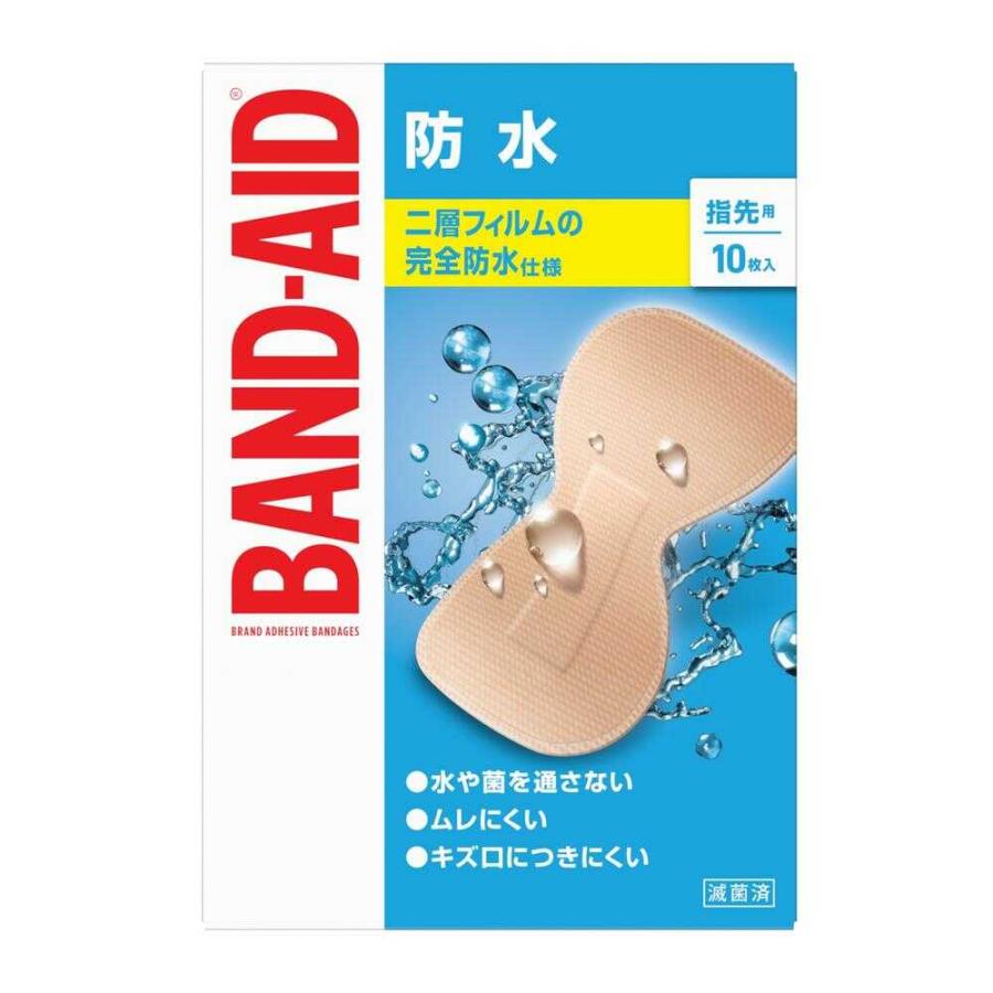 一般医療機器】バンドエイド 防水 指先用 10枚 : サンドラッグe-shop