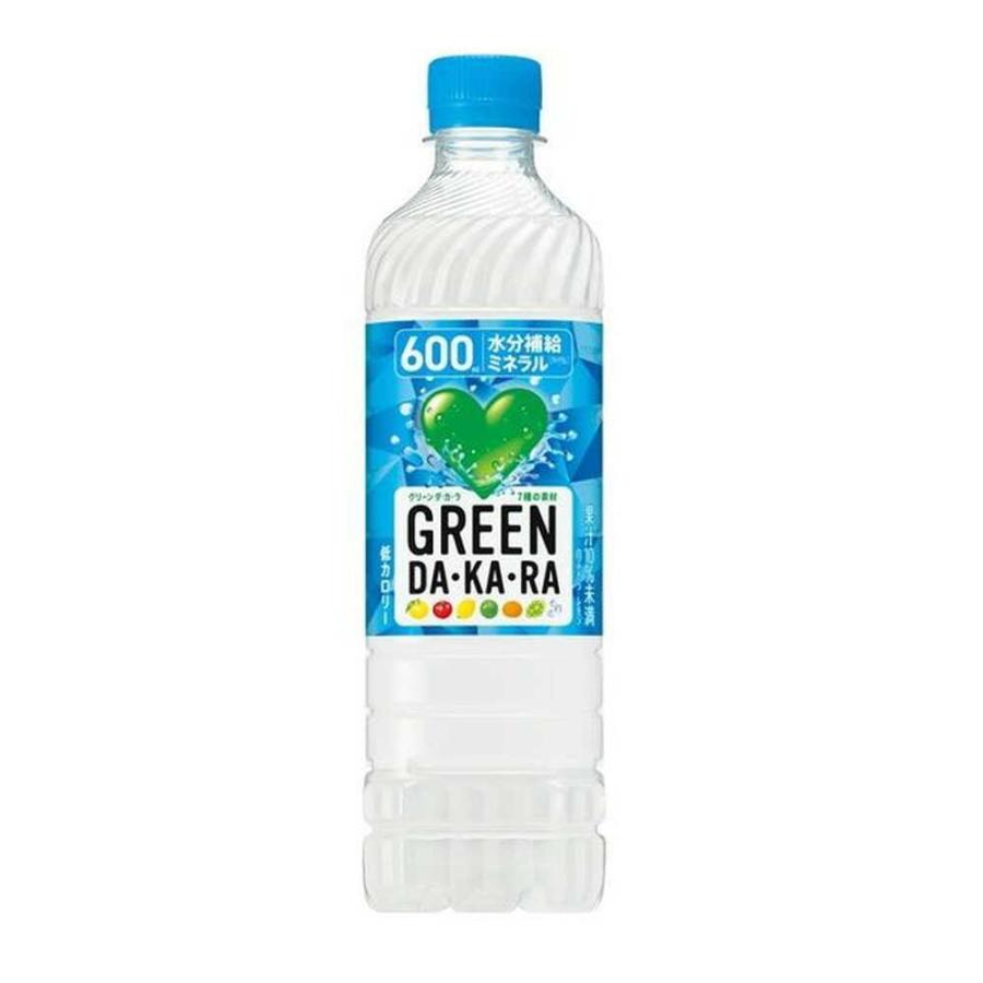 湖池屋（コイケヤ） ◇サントリー GREEN DA・KA・RA 600ML【24個セット