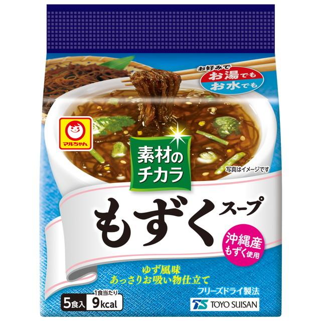 最新コレックション マルちゃん 沖縄産もずくスープ 5P