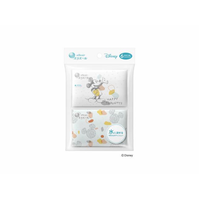 大王製紙 エリエール ディズニーポケット ミッキー水に流せる 6個
