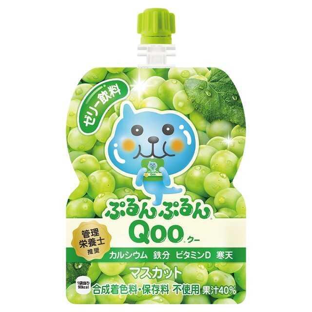 ◇コカコーラ ぷるんぷるん Qoo（クー） マスカット 125g【6個セット