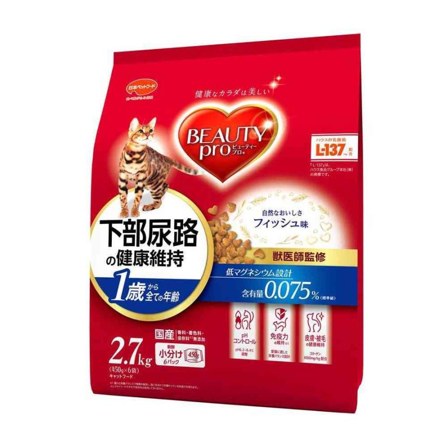 日本ペットフード　ビューティプロ　下部尿路の健康維持　450g×10袋×2箱 日本ペットフード ビューティープロ キャット 下部尿路の健康維持 1歳