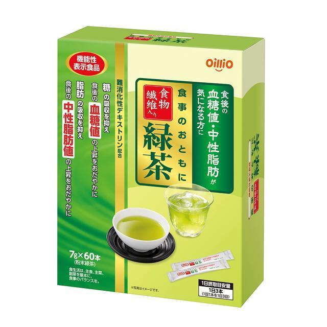 ◇【機能性食品】日清 食事のおともに食物繊維入り緑茶 7g×60本 : サン