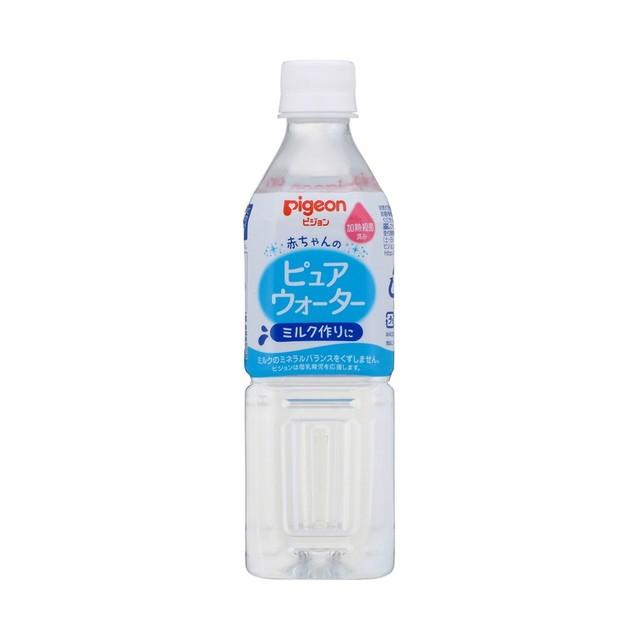 ◆ピジョン ピュアウォーター 500ml【24本セット】▽検品時開梱商品のため開梱跡あり｜sundrugec