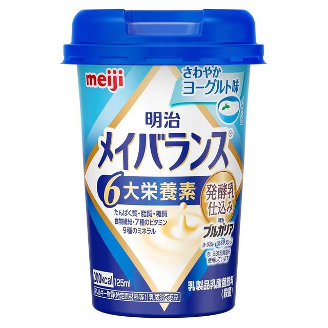 ◇明治 メイバランスMiniカップ さわやかヨーグルト味 125ml×12本