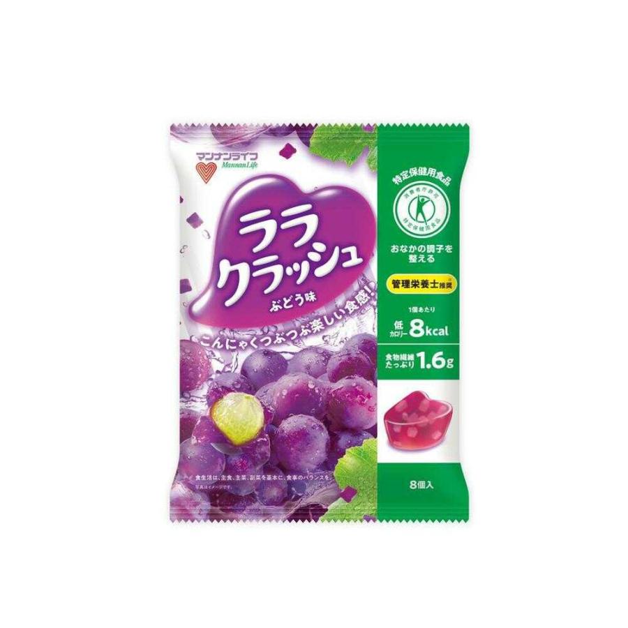 ◇【特定保健用食品(トクホ)】マンナンライフ 蒟蒻畑ララクラッシュ