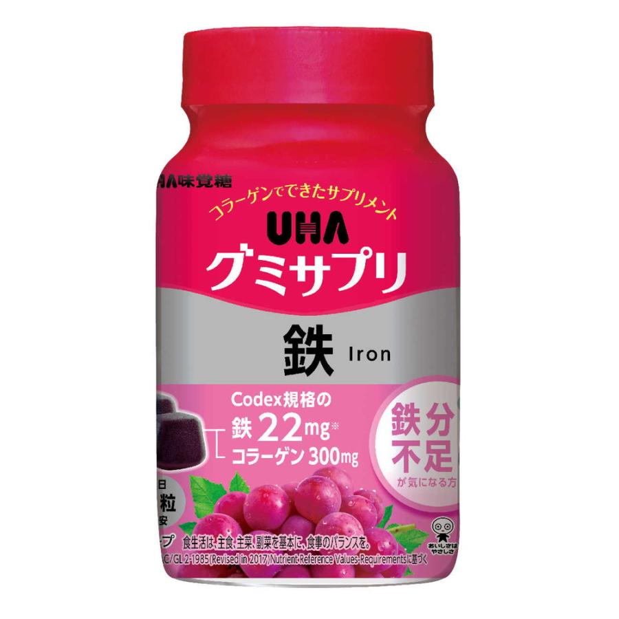 ◆UHA グミサプリ 鉄 30日分 60粒（Yahoo!・サンドラッグe-shop）