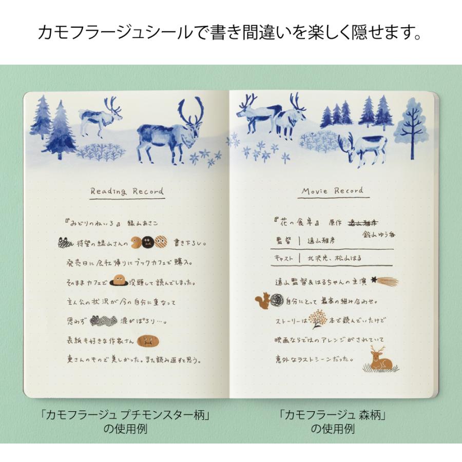 デザインフィル シール ゆるログ 1枚入 カモフラージュ 森柄 1パック