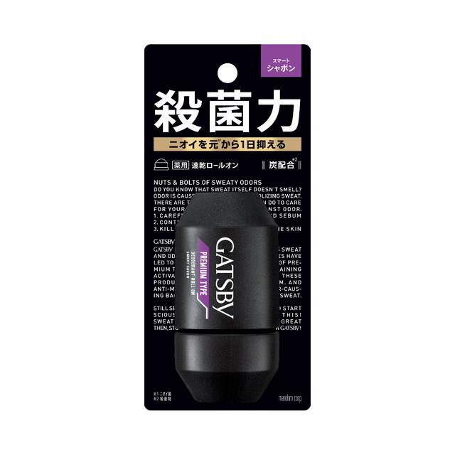 【医薬部外品】ギャツビー プレミアムタイプデオロールオン スマートシャボン 60ml（Yahoo!・サンドラッグe-shop）