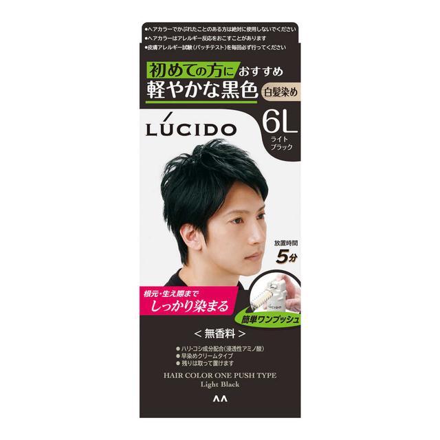 【医薬部外品】ルシード　ワンプッシュケアカラー　ライトブラック 1剤50g・2剤50g の商品画像