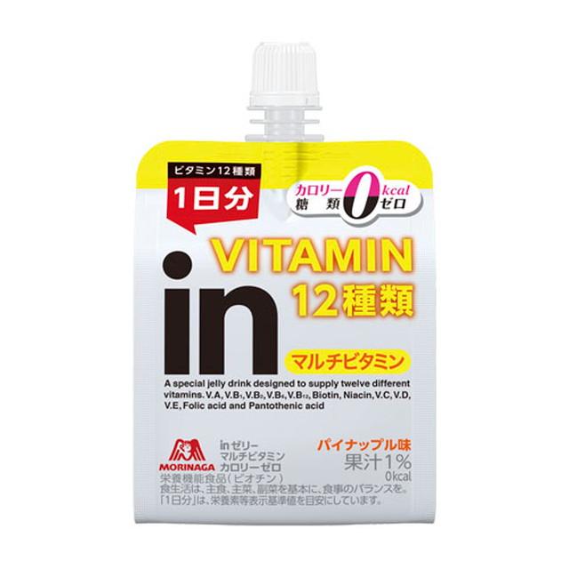 森永製菓 ◇inゼリー マルチビタミン カロリーゼロ 180g【6個セット