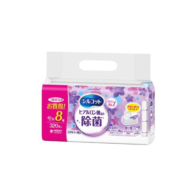 シルコット アルコール除菌WT替 40枚×8 : サンドラッグe-shop - 通販