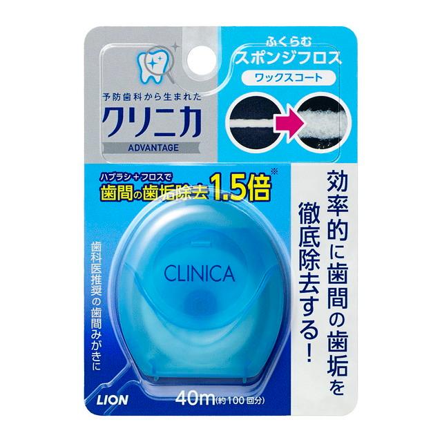 ライオン クリニカ スポンジフロス 40M の商品画像