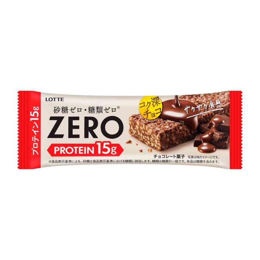 ◇ロッテ ゼロ プロテインチョコバー 1本入 【12個セット】 : サン