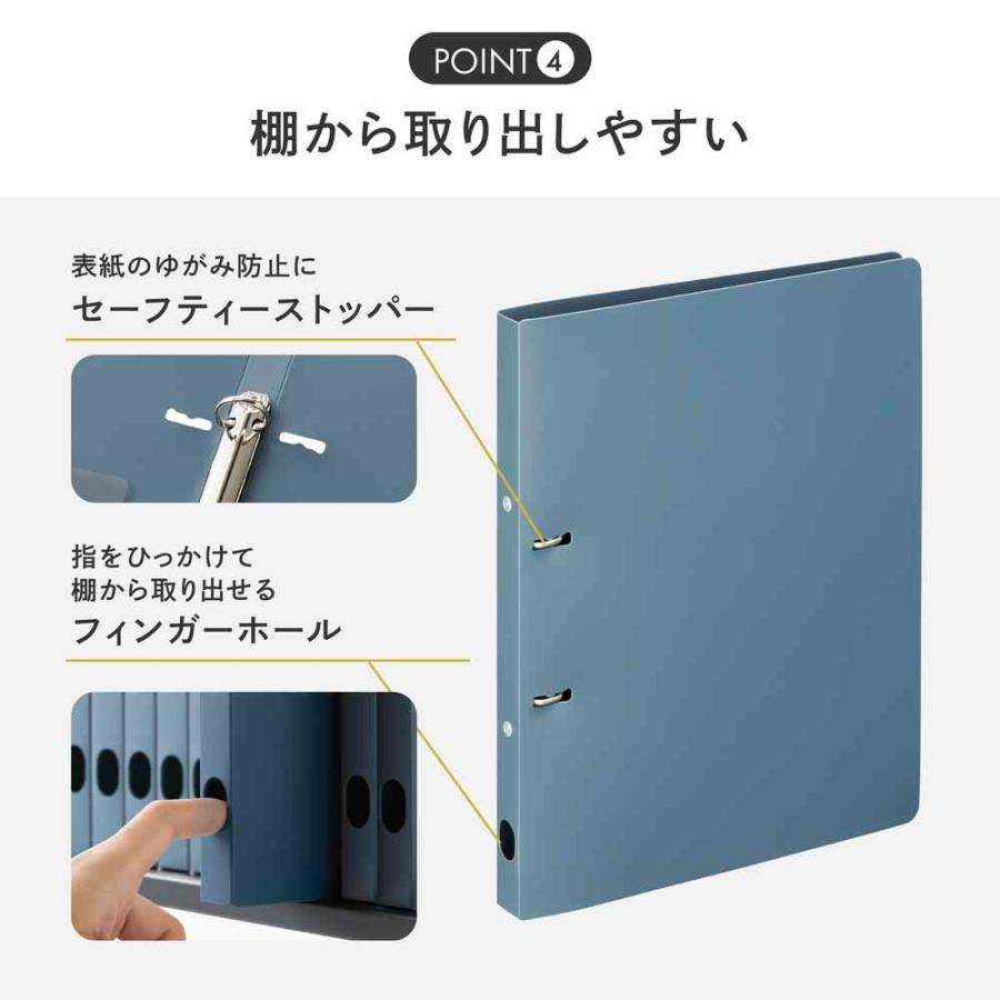 リヒトラブ Mutual リングファイル ツイストリングスマートスリム A4