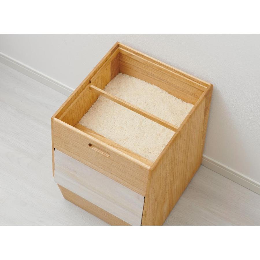 【ポイント10倍】kirisai 桐のこめ櫃 30kg OSPO-30 【直送品】 返品・キャンセル・他商品と同時購入は不可_6